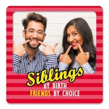 Customized Raksha Bandhan Photo Fridge Magnet for siblings