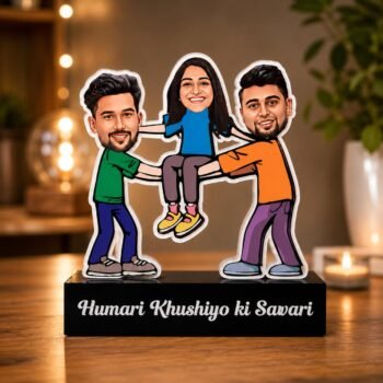 Custom Acrylic Brother Sister Standee for Raksha Bandhan