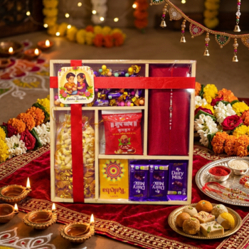 Ultimate Raksha Bandhan Gift Box for Brother – Chocolates, Dry Fruits & Gifts